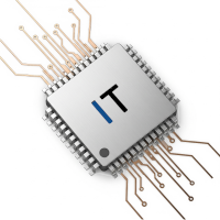 ein Mikrochip mit "IT" für Infortronik